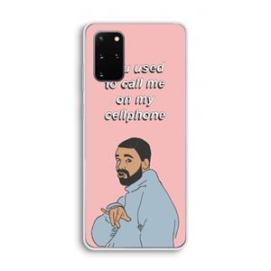 CaseCompany Hotline bling: Samsung Galaxy S20 Plus Transparant Hoesje