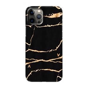 CaseCompany Gouden marmer: Volledig geprint iPhone 12 Pro Max Hoesje