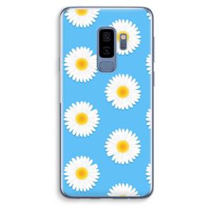 CaseCompany Margrietjes: Samsung Galaxy S9 Plus Transparant Hoesje