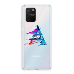 CaseCompany Abstract Spectrum: Samsung Galaxy S10 Lite Transparant Hoesje