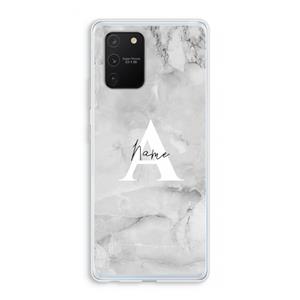 CaseCompany Ivory Marble: Samsung Galaxy S10 Lite Transparant Hoesje