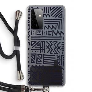 CaseCompany Marrakech print: Samsung Galaxy A72 5G Transparant Hoesje met koord
