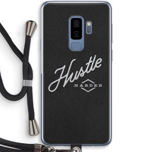 CaseCompany Hustle: Samsung Galaxy S9 Plus Transparant Hoesje met koord
