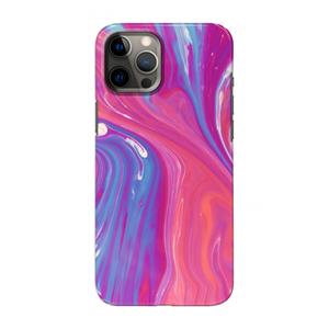 CaseCompany Paarse stroom: Volledig geprint iPhone 12 Pro Max Hoesje