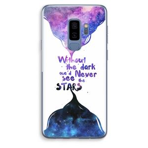 CaseCompany Stars quote: Samsung Galaxy S9 Plus Transparant Hoesje