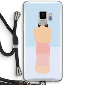 CaseCompany Mirror: Samsung Galaxy S9 Transparant Hoesje met koord