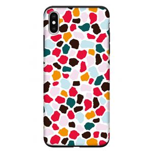 CaseCompany Colored Giraffe: iPhone XS Max Tough Case