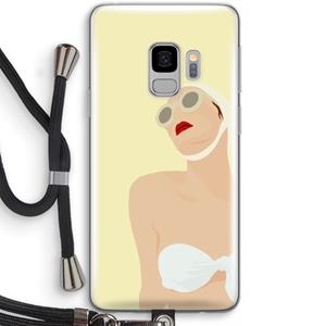 CaseCompany Summer: Samsung Galaxy S9 Transparant Hoesje met koord