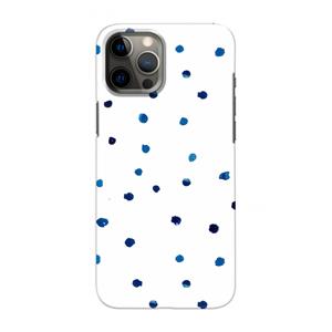 CaseCompany Blauwe stippen: Volledig geprint iPhone 12 Pro Max Hoesje