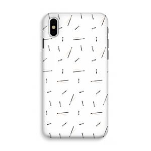 CaseCompany Hipster stripes: iPhone XS Tough Case