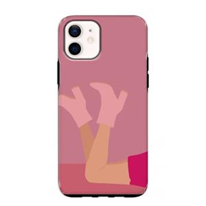 CaseCompany Pink boots: iPhone 12 mini Tough Case