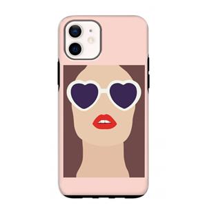 CaseCompany Red lips: iPhone 12 mini Tough Case