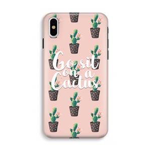 CaseCompany Cactus quote: iPhone XS Tough Case