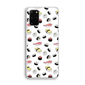 CaseCompany Sushi time: Samsung Galaxy S20 Plus Transparant Hoesje
