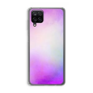 CaseCompany Clouds pastel: Samsung Galaxy A12 Transparant Hoesje