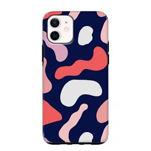 CaseCompany Memphis Shapes Pink: iPhone 12 mini Tough Case