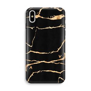 CaseCompany Gouden marmer: iPhone XS Tough Case