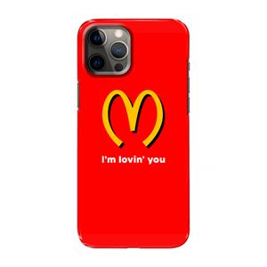 CaseCompany I'm lovin' you: Volledig geprint iPhone 12 Pro Max Hoesje