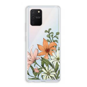 CaseCompany Floral bouquet: Samsung Galaxy S10 Lite Transparant Hoesje