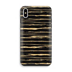 CaseCompany Gouden strepen: iPhone XS Tough Case