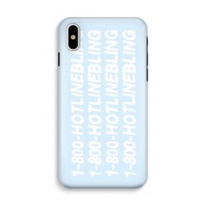 CaseCompany Hotline bling blue: iPhone XS Tough Case