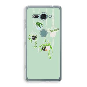 CaseCompany Hang In There: Sony Xperia XZ2 Compact Transparant Hoesje