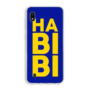 CaseCompany Habibi Blue: Samsung Galaxy A10 Transparant Hoesje