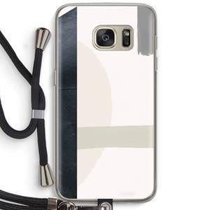 CaseCompany Baca: Samsung Galaxy S7 Transparant Hoesje met koord