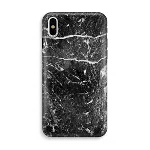 CaseCompany Zwart marmer: iPhone XS Tough Case