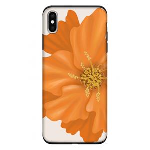 CaseCompany Orange Ellila flower: iPhone XS Max Tough Case