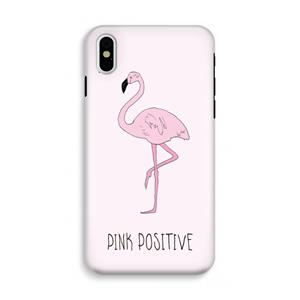 CaseCompany Pink positive: iPhone XS Tough Case