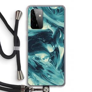 CaseCompany Dreaming About Whales: Samsung Galaxy A72 5G Transparant Hoesje met koord