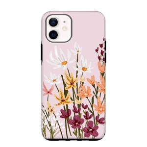 CaseCompany Painted wildflowers: iPhone 12 mini Tough Case