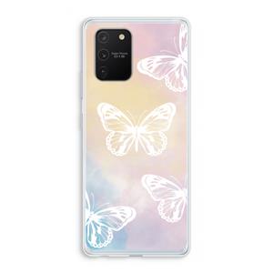 CaseCompany White butterfly: Samsung Galaxy S10 Lite Transparant Hoesje