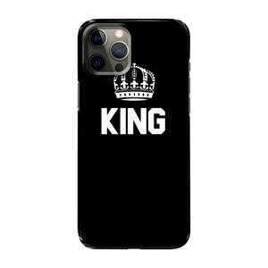 CaseCompany King zwart: Volledig geprint iPhone 12 Pro Max Hoesje