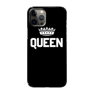 CaseCompany Queen zwart: Volledig geprint iPhone 12 Pro Max Hoesje
