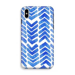 CaseCompany Blauwe pijlen: iPhone XS Tough Case