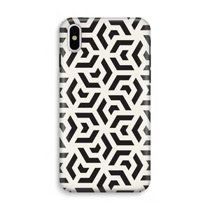 CaseCompany Crazy pattern: iPhone XS Tough Case