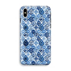 CaseCompany Blauw motief: iPhone XS Tough Case