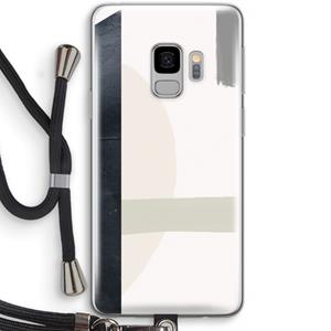 CaseCompany Baca: Samsung Galaxy S9 Transparant Hoesje met koord