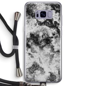 CaseCompany Onweer: Samsung Galaxy S8 Plus Transparant Hoesje met koord