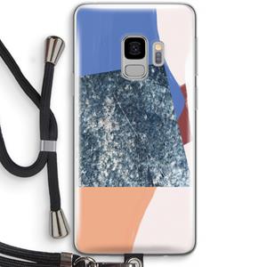 CaseCompany Billy: Samsung Galaxy S9 Transparant Hoesje met koord