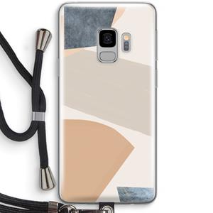 CaseCompany Formo: Samsung Galaxy S9 Transparant Hoesje met koord