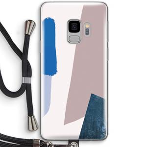 CaseCompany Lapis: Samsung Galaxy S9 Transparant Hoesje met koord