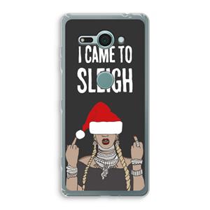CaseCompany Came To Sleigh: Sony Xperia XZ2 Compact Transparant Hoesje
