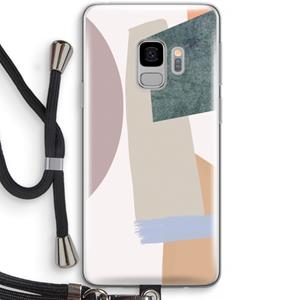 CaseCompany Lindo: Samsung Galaxy S9 Transparant Hoesje met koord