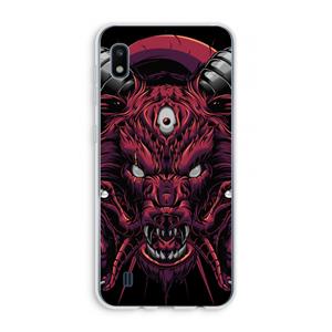 CaseCompany Hell Hound and Serpents: Samsung Galaxy A10 Transparant Hoesje