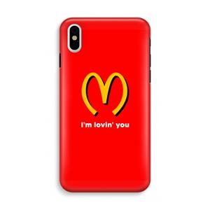 CaseCompany I'm lovin' you: iPhone XS Tough Case