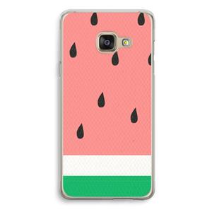 CaseCompany Watermeloen: Samsung Galaxy A3 (2016) Transparant Hoesje