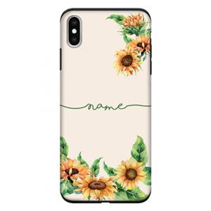 CaseCompany Zonnebloemen: iPhone XS Max Tough Case